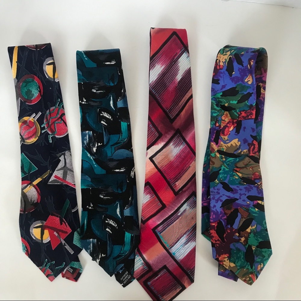 4 tie bundle Bugle boy, Rivellino, club fellow